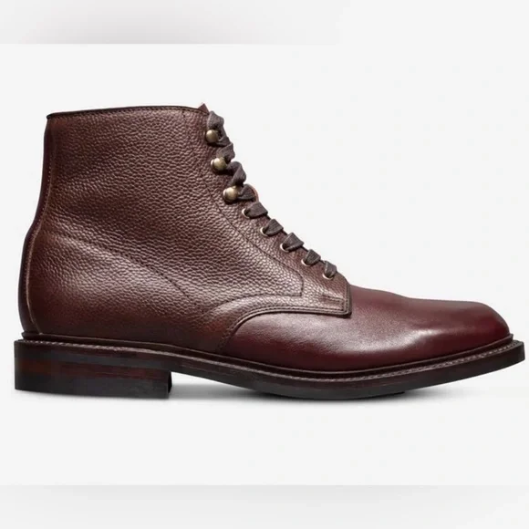 Allen Edmonds Higgins Mill Weatherproof Mens Boot Burgundy Chromexcel Leather 9 - Picture 2 of 16
